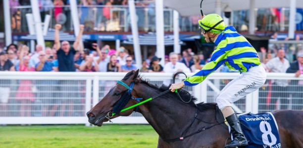 Bustler wins the G1 Railway Stakes