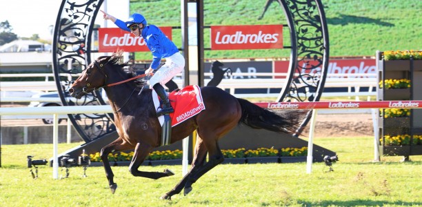 Broadsiding heavily backed at short odds to win Caulfield Guineas 2024