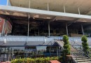 CCTV captures arson attack at Caulfield Racecourse