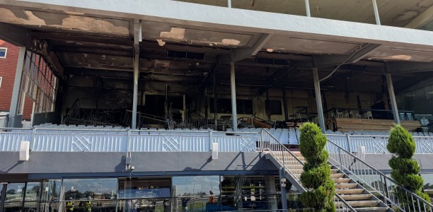 CCTV captures arson attack at Caulfield Racecourse